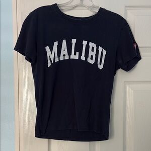 Brandy Melville Malibu navy tee shirt